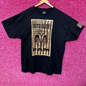 Guts Glory Rams logo T-shirt size 2XL